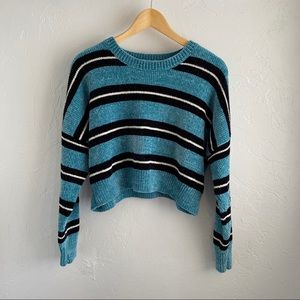 Wild Fable Cropped Chenille Sweater